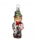 NEW - Inge Glas Glass Ornament - Lucky Chimney Sweep